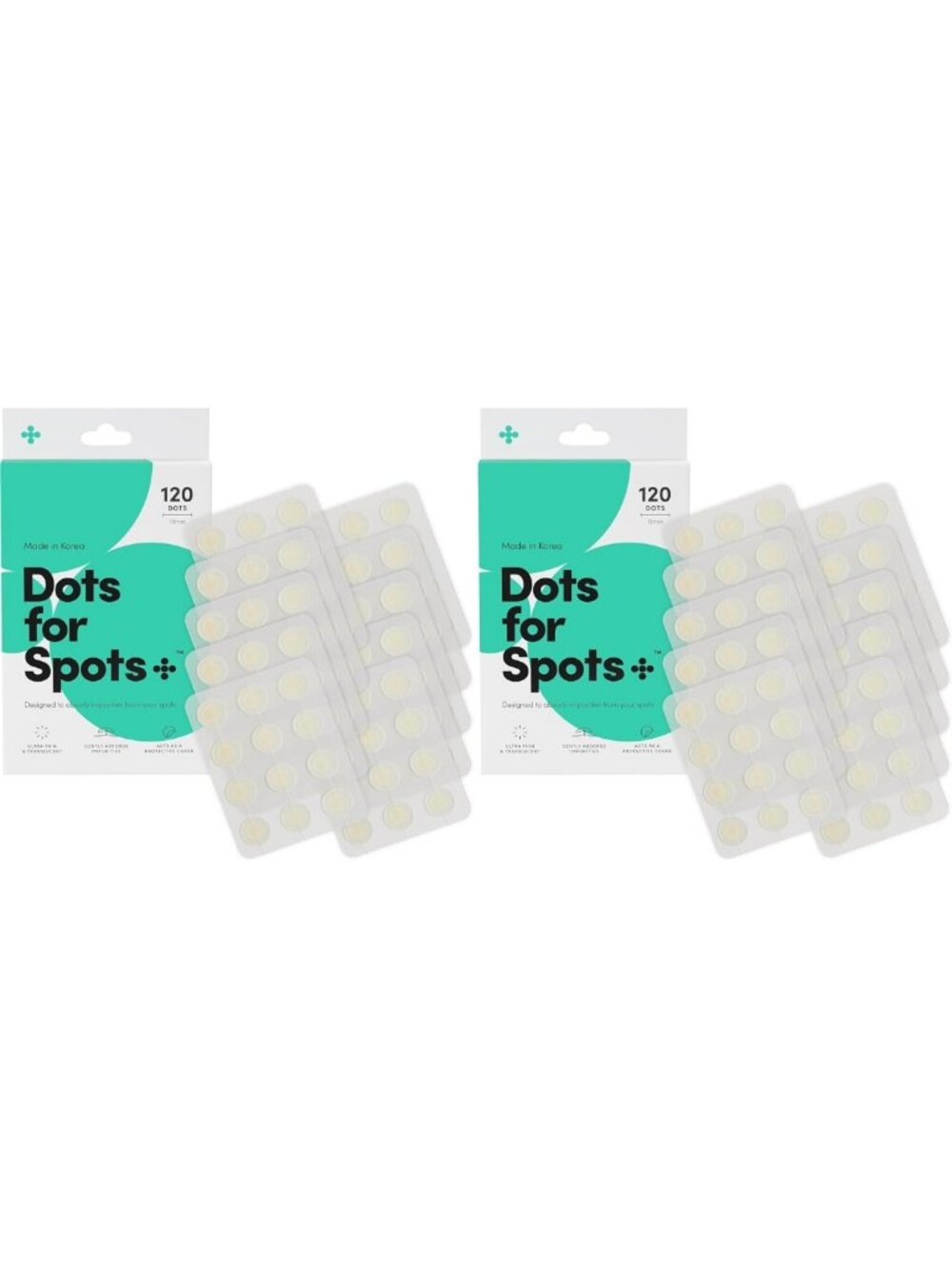 Translucent Hydrocolloid Pimple Patches - Fast Acting Acne Treatment, 240 Count